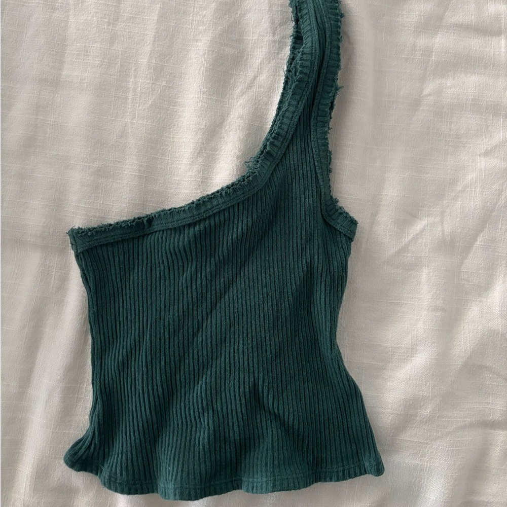 Urban outfitters crop asymmetric tank top